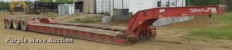 image for item DG5678 2004 Talbert T3DW-50SA-HRG-1-T1 lowboy equipment trailer