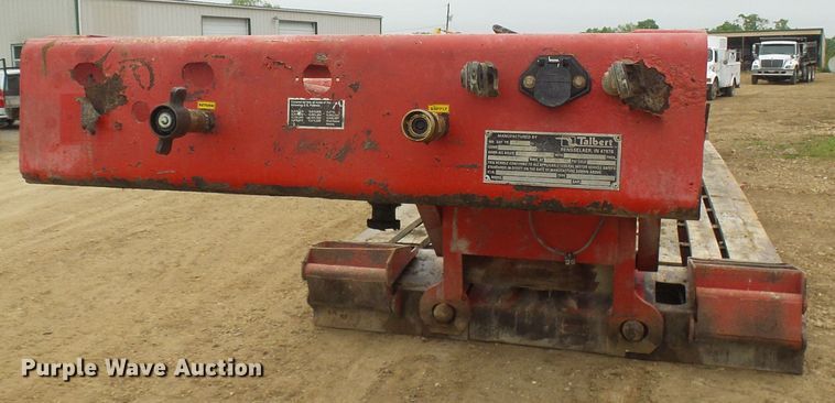 image for item DG5678 2004 Talbert T3DW-50SA-HRG-1-T1 lowboy equipment trailer