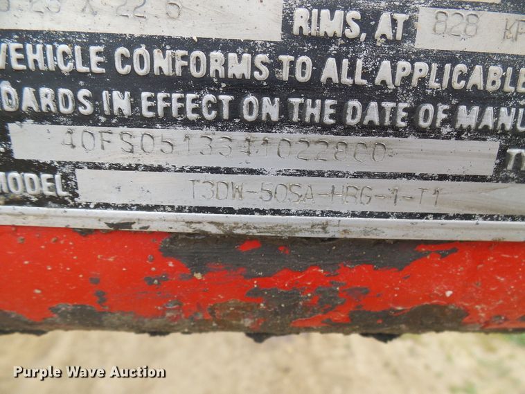 image for item DG5678 2004 Talbert T3DW-50SA-HRG-1-T1 lowboy equipment trailer