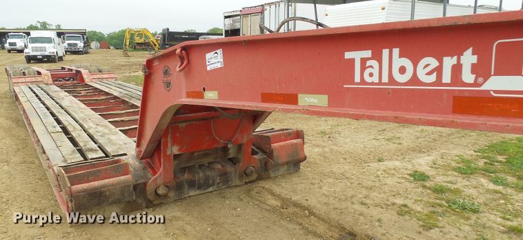 image for item DG5678 2004 Talbert T3DW-50SA-HRG-1-T1 lowboy equipment trailer
