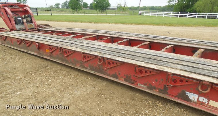 image for item DG5678 2004 Talbert T3DW-50SA-HRG-1-T1 lowboy equipment trailer