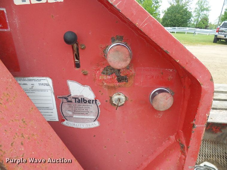 image for item DG5678 2004 Talbert T3DW-50SA-HRG-1-T1 lowboy equipment trailer