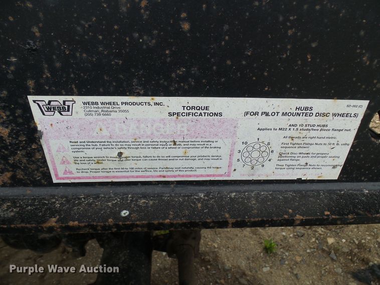 image for item DG5680 2000 Trail King SHRO-26 end dump trailer