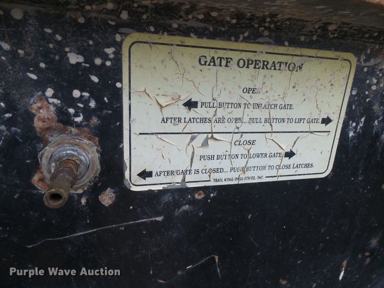 image for item DG5680 2000 Trail King SHRO-26 end dump trailer