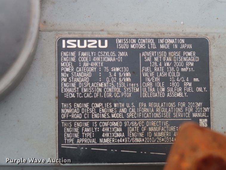 image for item DH0896 2013 Sany SY215C  excavator