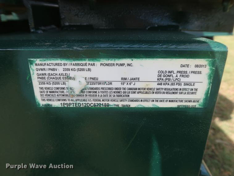 image for item DH0903 2013 Pioneer E6012L75-4045TF290 water pump