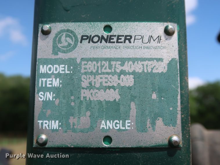 image for item DH0903 2013 Pioneer E6012L75-4045TF290 water pump