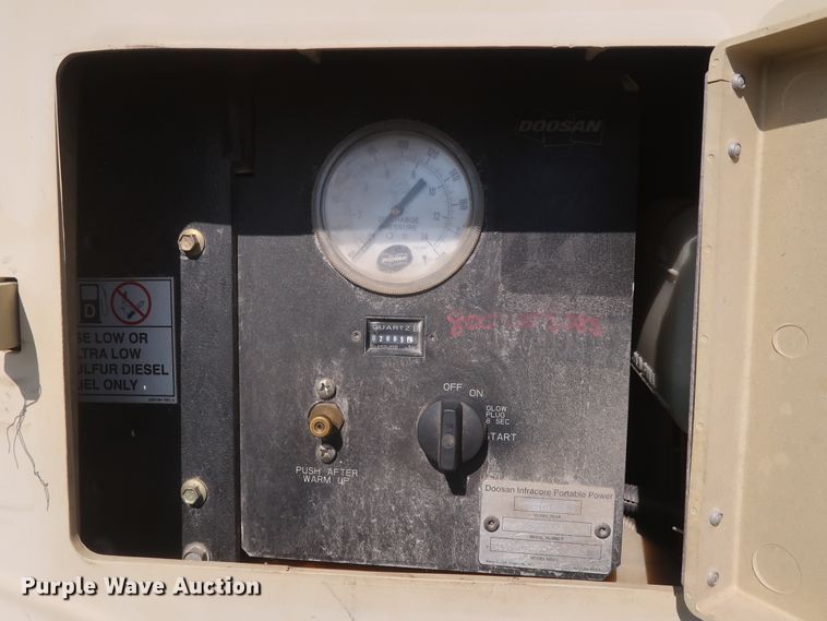 image for item DH0907 2014 Doosan C185WKUB-FX-T4I  air compressor