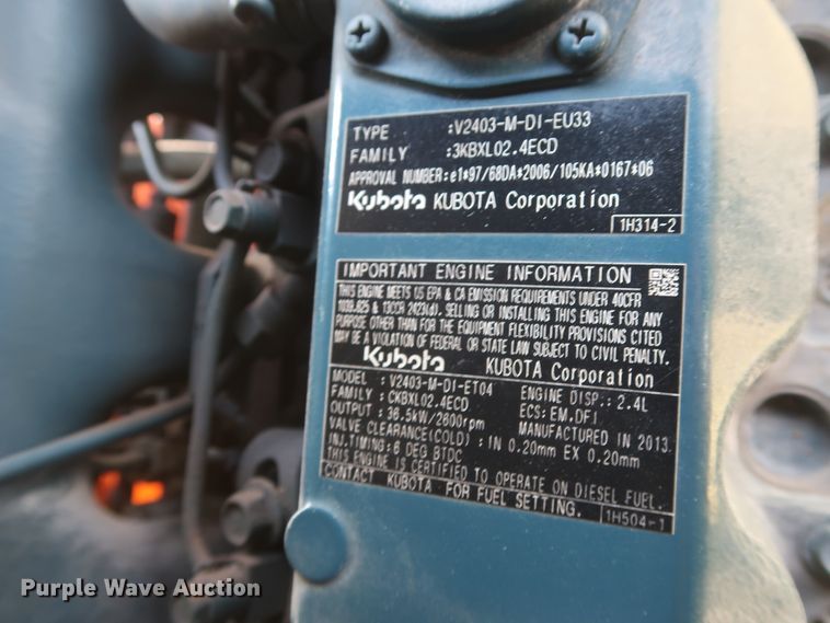 image for item DH0907 2014 Doosan C185WKUB-FX-T4I  air compressor