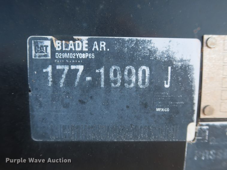 image for item DH0909 Caterpillar 177-1990 skid steer dozer blade