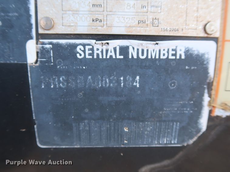 image for item DH0909 Caterpillar 177-1990 skid steer dozer blade