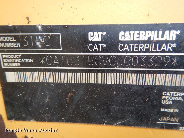 image for item DH2481 2006 Caterpillar 315C L  excavator
