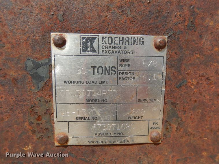 image for item DH2490 1999 Terex RT230 crane