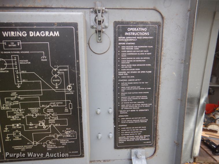 image for item DH5330 1991 Ingersoll Rand MC-2A air compressor