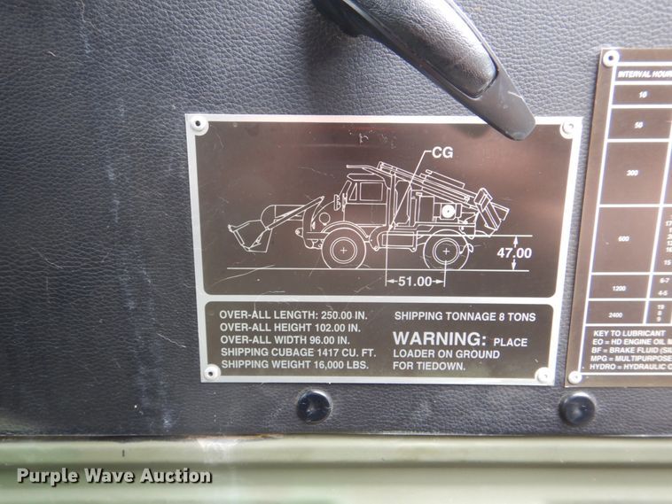 image for item DH5333 2005 Freightliner Unimog emplacement excavator