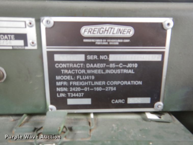 image for item DH5333 2005 Freightliner Unimog emplacement excavator