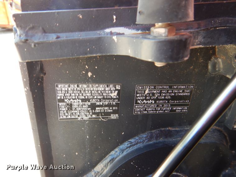 image for item DH5344 2016 Kubota SVL90-2  tracked skid steer loader