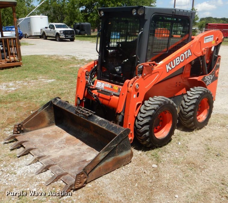 image for item DH5345 2016 Kubota SSV65  skid steer loader