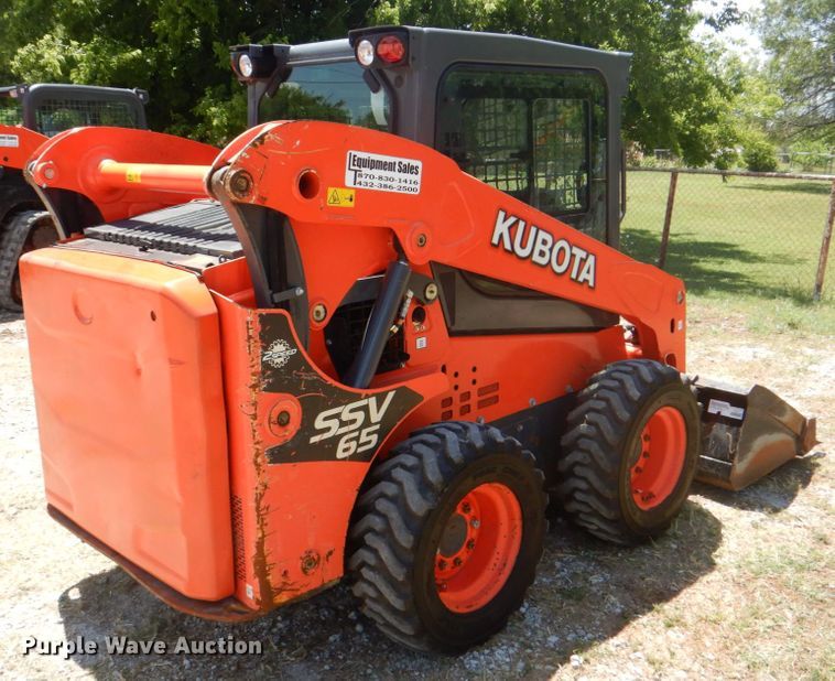 image for item DH5345 2016 Kubota SSV65  skid steer loader