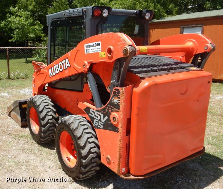 image for item DH5345 2016 Kubota SSV65  skid steer loader