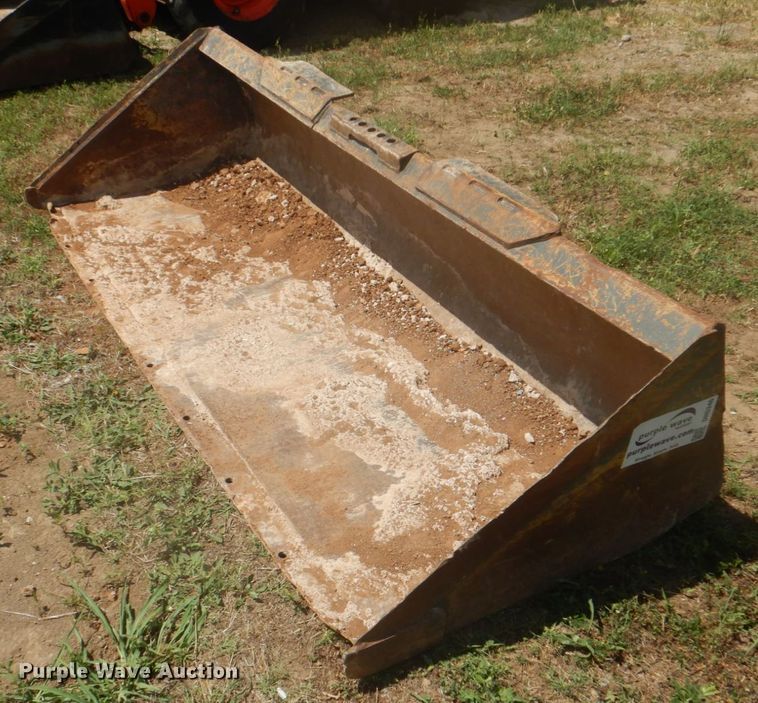 image for item DH5346 72"W low profile skid steer bucket