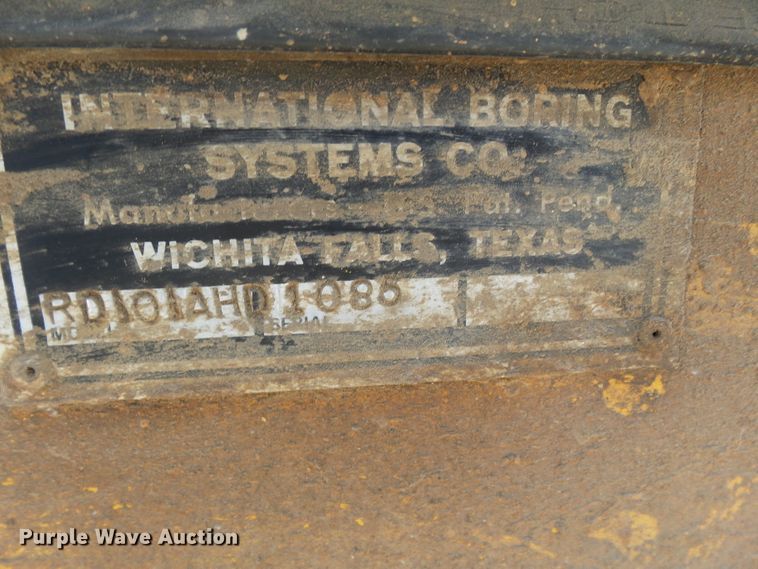 image for item DH7952 International RD101AH boring system