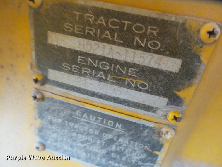 image for item DH7954 Fiat-Allis 21B  crawler dozer