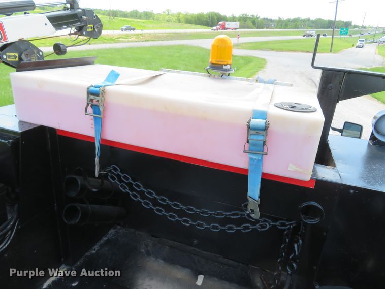 image for item DI2187 2012 Ford F550 Super Duty XL Crew Cab utility bed truck with crane