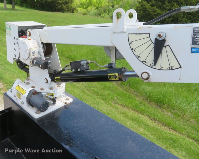 image for item DI2187 2012 Ford F550 Super Duty XL Crew Cab utility bed truck with crane