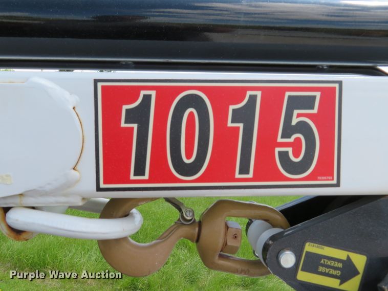 image for item DI2187 2012 Ford F550 Super Duty XL Crew Cab utility bed truck with crane