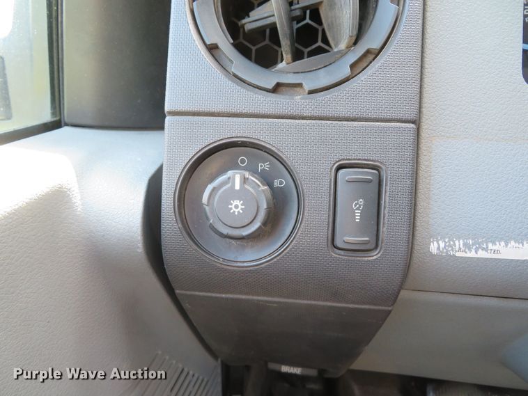 image for item DI2187 2012 Ford F550 Super Duty XL Crew Cab utility bed truck with crane