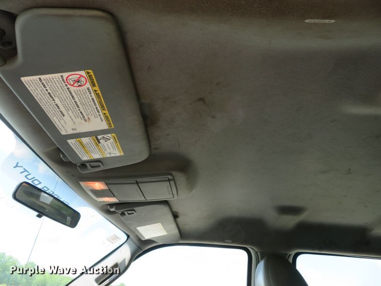 image for item DI2187 2012 Ford F550 Super Duty XL Crew Cab utility bed truck with crane