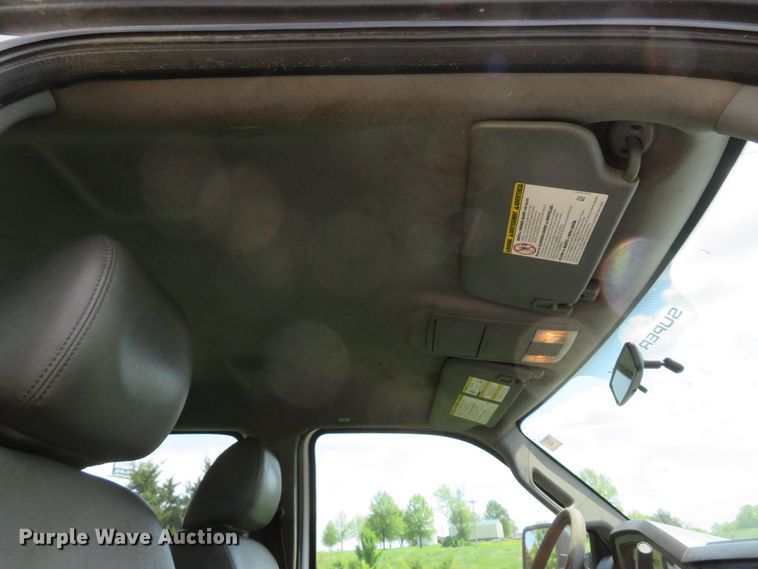 image for item DI2187 2012 Ford F550 Super Duty XL Crew Cab utility bed truck with crane