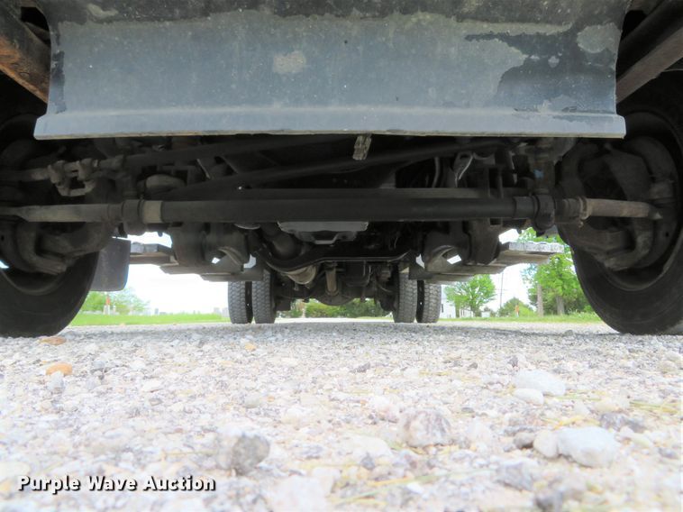 image for item DI2187 2012 Ford F550 Super Duty XL Crew Cab utility bed truck with crane