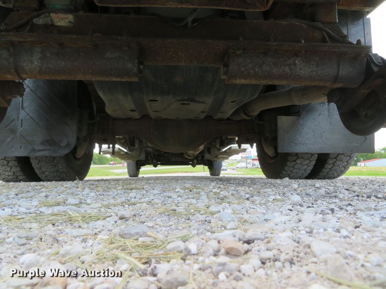 image for item DI2187 2012 Ford F550 Super Duty XL Crew Cab utility bed truck with crane