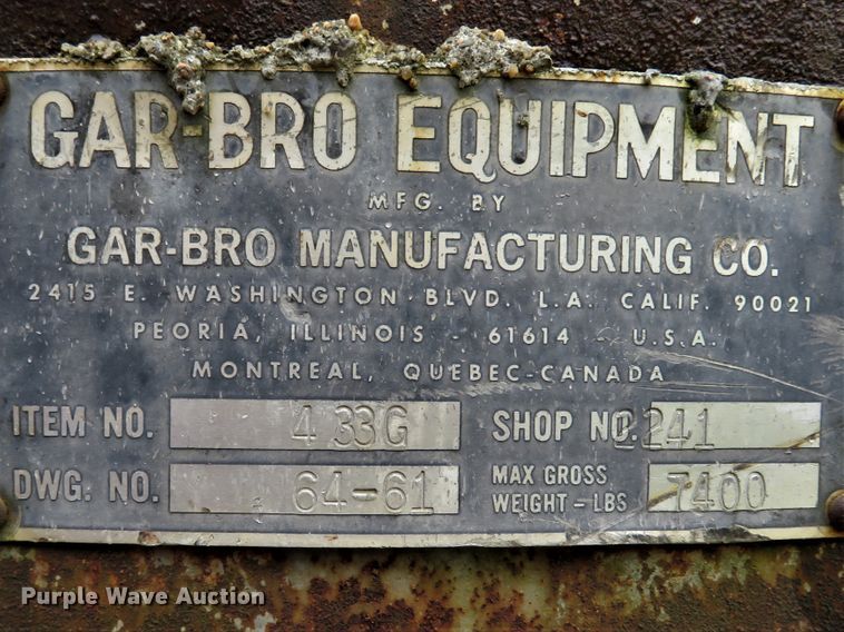 image for item DI2207 Gar-Bro 433-G concrete bucket