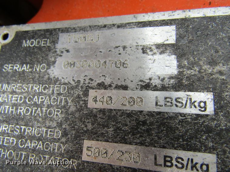 image for item FD9437 2012 JLG T500J  boom lift