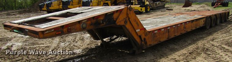 image for item FD9439 1986 Load King lowboy equipment trailer