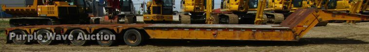 image for item FD9439 1986 Load King lowboy equipment trailer