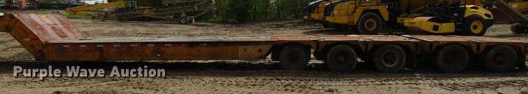 image for item FD9439 1986 Load King lowboy equipment trailer