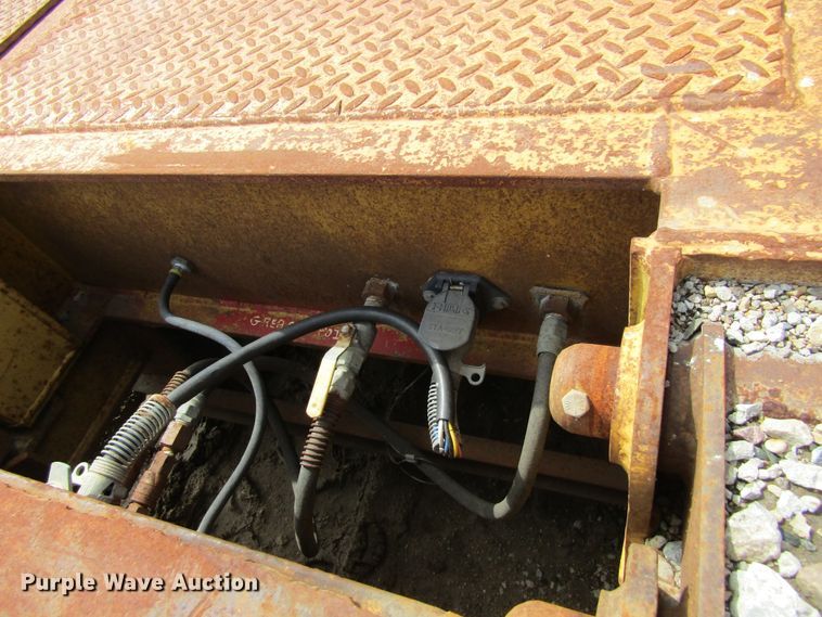 image for item FD9439 1986 Load King lowboy equipment trailer