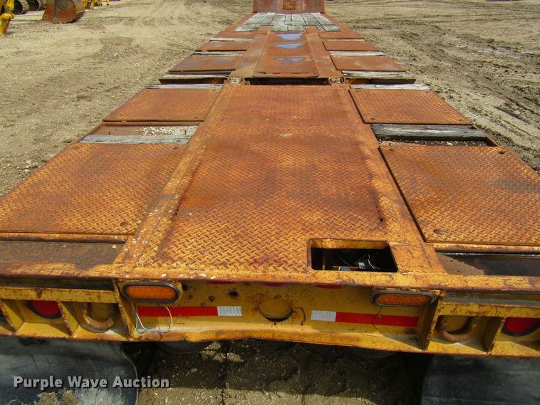 image for item FD9439 1986 Load King lowboy equipment trailer