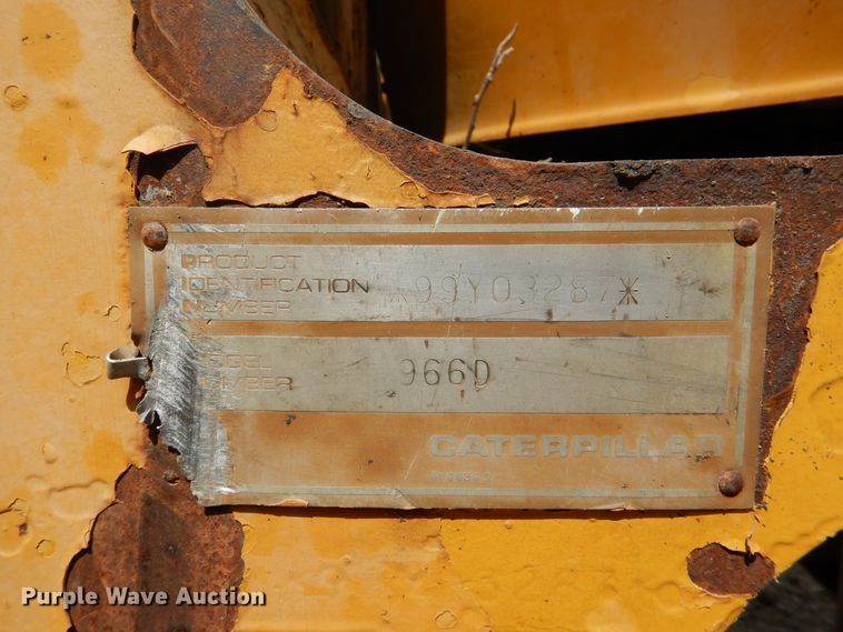 image for item GL9727 1984 Caterpillar 966D  wheel loader
