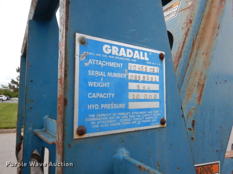 image for item GL9730 2000 Gradall 524D  telehandler