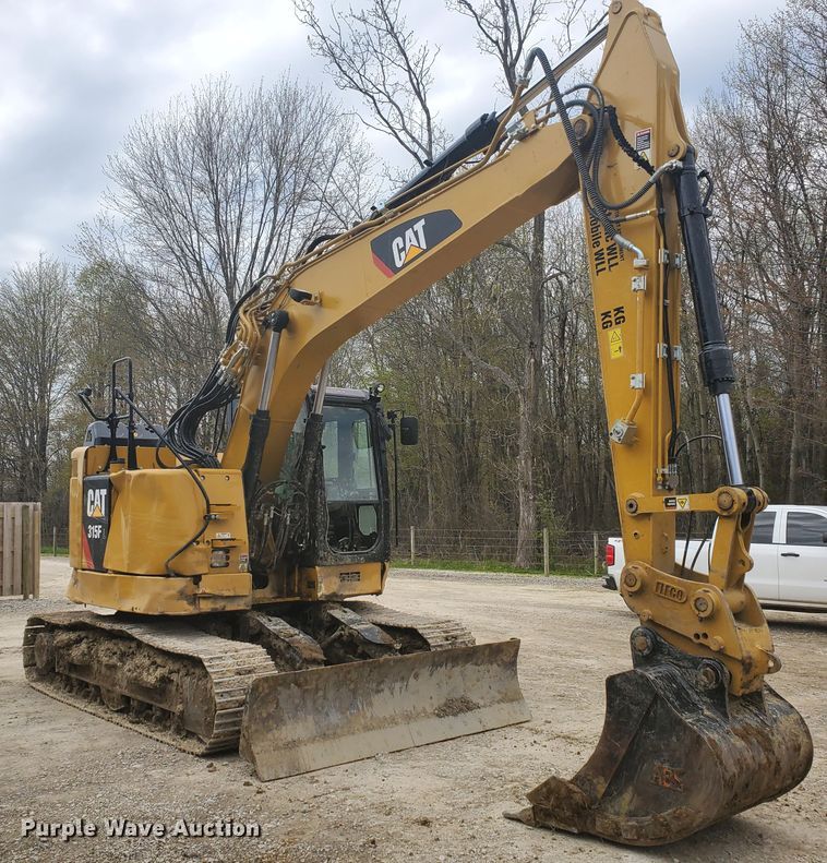 image for item GU9972 2018 Caterpillar 315F L excavator