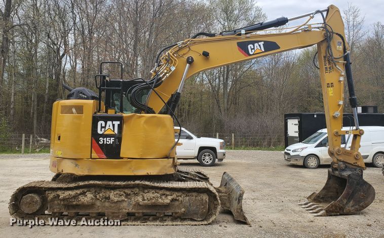 image for item GU9972 2018 Caterpillar 315F L excavator