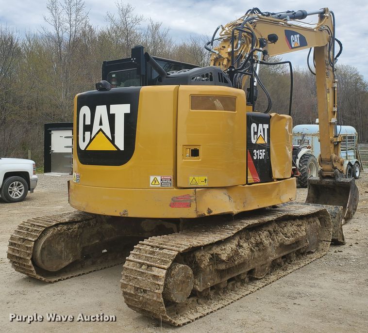 image for item GU9972 2018 Caterpillar 315F L excavator