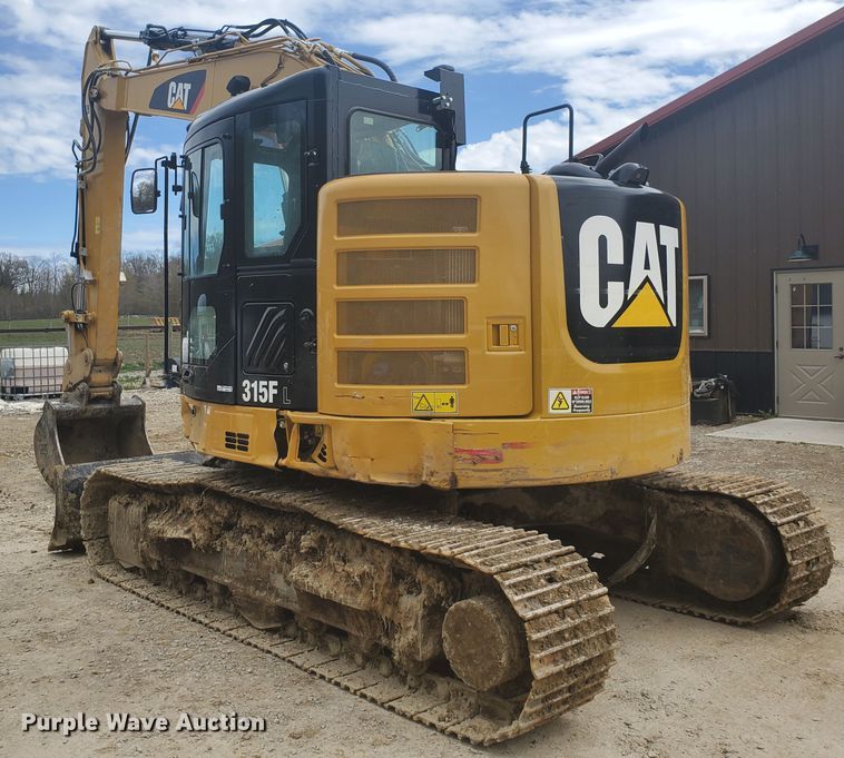 image for item GU9972 2018 Caterpillar 315F L excavator