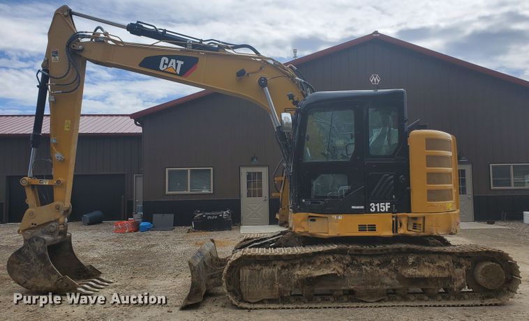 image for item GU9972 2018 Caterpillar 315F L excavator