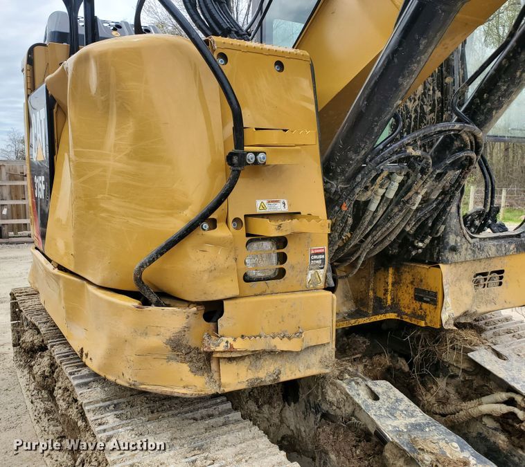 image for item GU9972 2018 Caterpillar 315F L excavator